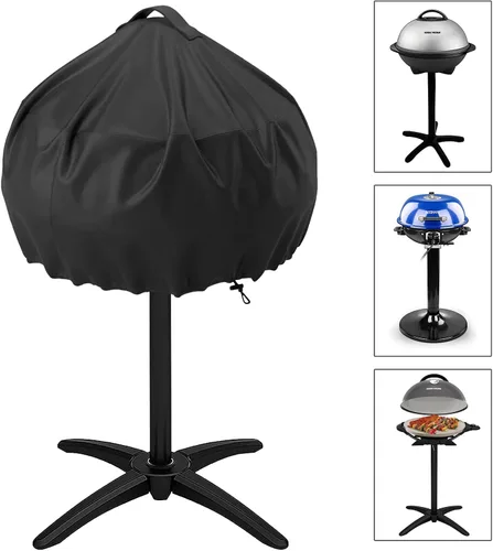 Vista 11 de Cubierta de parrilla de carbón para Cuisinart CCG190RB, cubierta redonda de parrilla de carbón portátil para Weber Smokey Joe 14, cubierta
