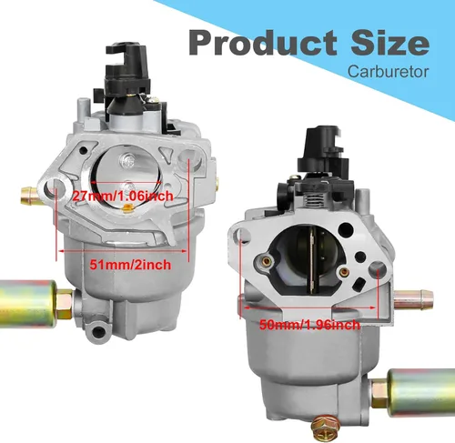 Vista 2 de SYOWADA 951-05149 Repuesto de carburador para Craftsman LT1500 R1000 RER1000 T1000 R1200, 651-05149 Reemplazo de carburador para Cadet 4P90JUC