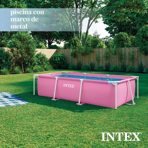 Vista 3 de INTEX - Piscina sobre el suelo con marco de metal de 8 pies 6 pulgadas x 5