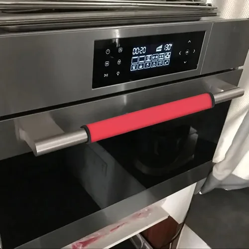 Vista 7 de Horeset Fundas para manija de puerta de refrigerador con estampado de bandera estadounidense, lavable, antideslizante, protector de US Flag