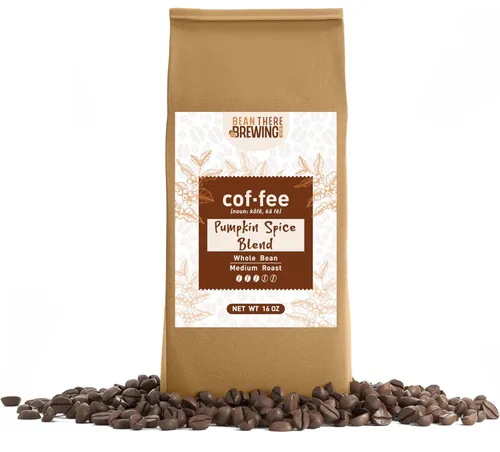 Vista 10 de Amaretto Blend - Café en grano entero, tostado medio, bolsa de 1 libra