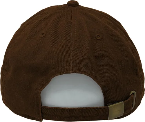 Vista 5 de Gorra de béisbol de 100% algodón, clásica, lisa, de perfil bajo, con hebilla ajustable