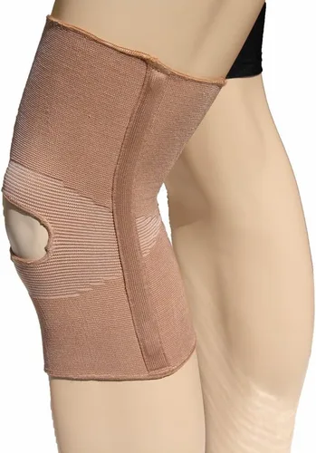 Vista 3 de Alpha Medical Rodillera de compresión con soporte antivuelco para deportes, artritis, dolor en las articulaciones, recuperación de lesiones y mucho