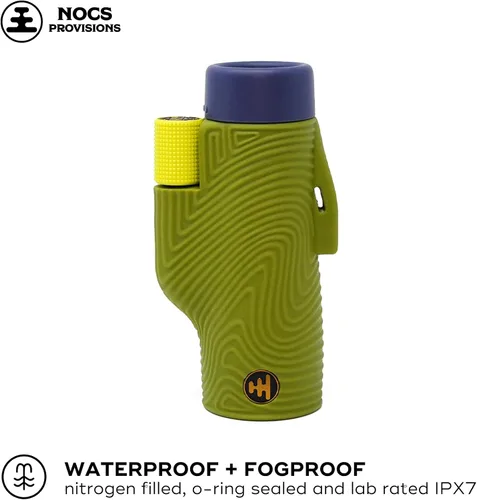 Vista 4 de Nocs Provisions Tubo de campo 10x32 impermeable monocular, observación de verde (Algae Green)