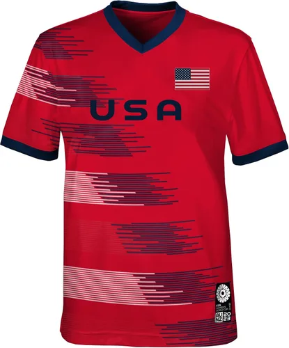 Vista 18 de Outerstuff Camiseta de fútbol internacional para hombres, copa mundial de la FIFA 2023, camiseta de fan de la copa mundial de mujeres