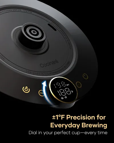 Vista 6 de Cocinare FLOW B9 - Hervidor eléctrico de cuello de cisne ± 1 ° F
