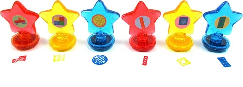 Vista 4 de TINYMILLS 24 piezas de bloques de color ladrillo 2 en 1 apilables crayón apilable con tapa de sello extra, recuerdos de fiesta para niños, rellenos