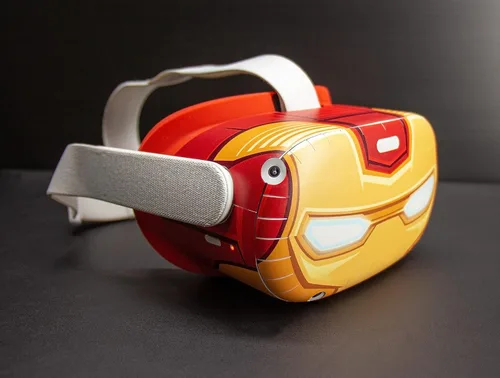 Vista 4 de Arlon Graphics Iron Armour - Adhesivo de vinilo protector para Oculus Quest 2 fácil de instalar color gris
