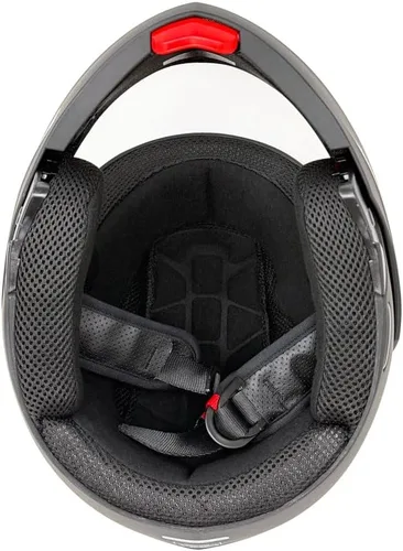 Vista 6 de MMG Casco modular de cara completa para motocicleta para adultos, modelo 34 con visera abatible