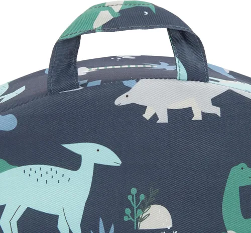 Vista 7 de Ulax furniture Sofá para niños, sofá 2 en 1 abatible, sillón para bebé (dinosaurio marino)