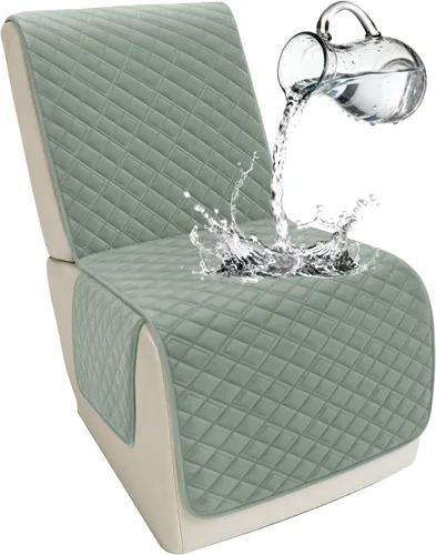Vista 94 de Arfntevss Fundas para sofá seccional reclinable para sofá seccional en forma de L, funda antideslizante lavable para sofá reclinable con forma de L