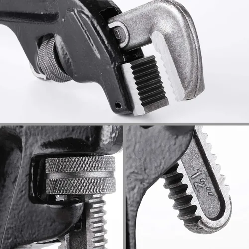Vista 4 de Mr. Pen- End - Llave de tubo, 12 pulgadas, llave de tubo desplazada, herramientas de plomería Llave de tubería, llave grande, llave de fontanería
