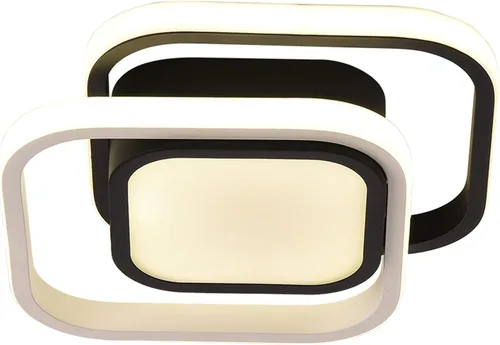 Vista 4 de TFCFL Lámpara de techo LED cuadrada de 10 pulgadas, lámpara de techo moderna de 21 W, luces de pasillo, accesorios de iluminación, pantalla acrílica