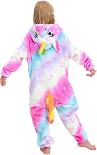Vista 5 de Disfraz de unicornio para niñas, disfraz de Halloween, Navidad
