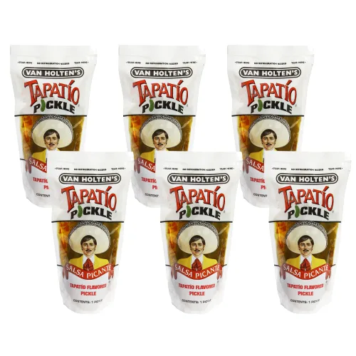Vista 12 de Van Holten's Pickles - Eneldo Jumbo Pickle-In-A-Pouch - Paquete de 6 Eneldo clásico en una bolsa resellable, aperitivo estable, sin gluten, sin