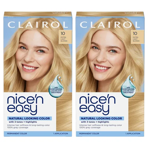 Vista 85 de Clairol Nice'n Easy Tinte Permanente para el Cabello, 11 Rubio Ultra Claro, Paquete de 3