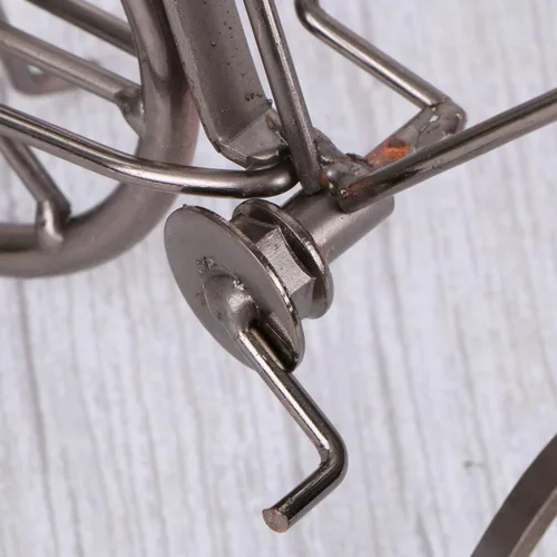 Vista 2 de Homoyoyo Molde de bicicleta de hierro para bicicleta modelo de bicicleta de hierro decoración de bicicleta de hierro