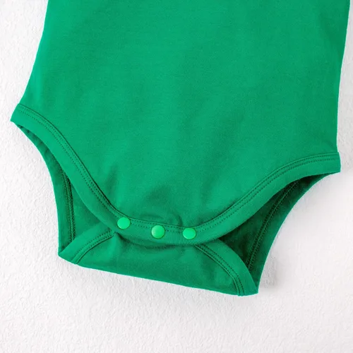 Vista 5 de LYSMuch Body de manga larga con volantes para bebé y niña, color sólido, ropa