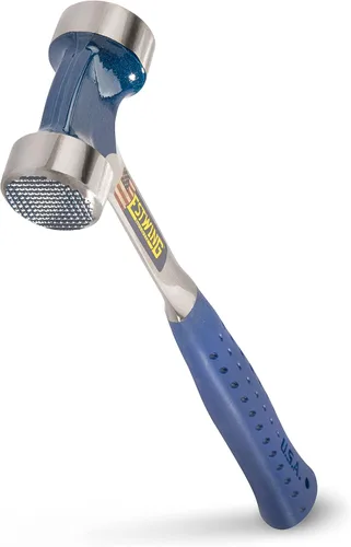 Vista 5 de Martillo de Liniero Estwing - Herramienta de Servicios Eléctricos de 40 onzas con cara lisa y agarre de reducción de impactos - E3-40L, azul
