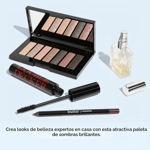 Vista 5 de butter LONDON Paleta de sombras de seda lisa Glazen Malvas