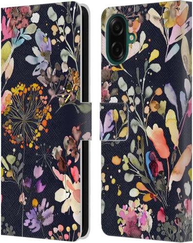 Vista 96 de Head Case Designs Officially Licensed Ninola Beige Wild Grasses Leather Wallet Case Compatible with Samsung Galaxy A07 4G