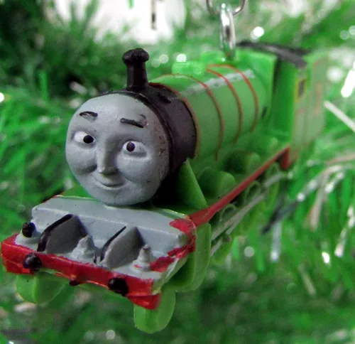 Vista 8 de Thomas The Train - Juego de adornos con Thomas y sus amigos (diseño único inastillable)