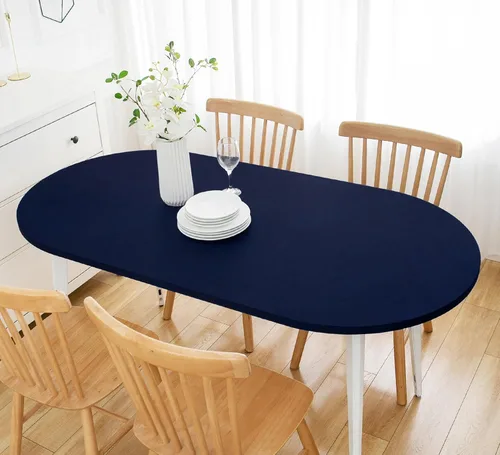 Vista 25 de Wolkemer Mantel Cuadrado Ajustado de Spandex Elástico Rojo Cubierta para Mesa de Cóctel con Borde Elástico Cobertor de Mesa para Comedor Boda Fiesta