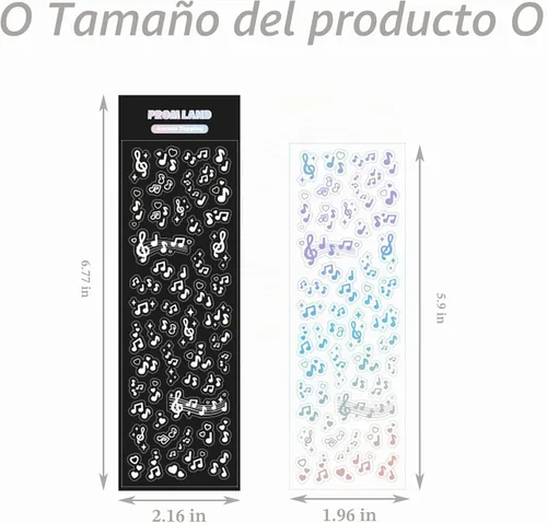 Vista 6 de 24 hojas de calcomanías holográficas Kpop, calcomanías coreanas para fotocartas, autoadhesivas, con purpurina transparente, estrellas, lunas