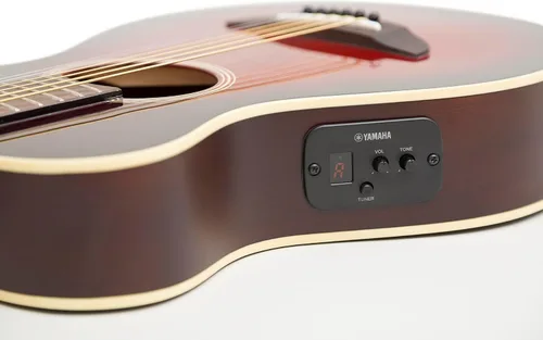 Vista 3 de Yamaha APXT2, guitarra electroacústica tamaño 3/4 - Negra