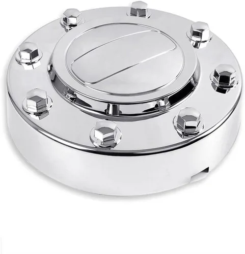 Vista 16 de PIT66 Tapa central de rueda para Ford E150 E250 E350 F250 F350 1994-2008 4WD cubierta central de rueda delantera, 1 unidad, color plateado