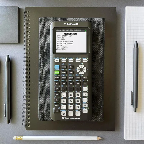 Vista 8 de Calculadora gráfica TI84PLSCEBLUBRY de Texas Instruments, Negro