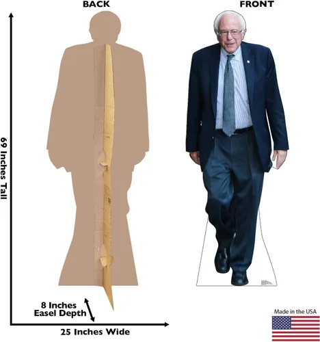 Vista 2 de Cardboard People Bernie Sanders Figura de Cartón Recortable de Tamaño Real
