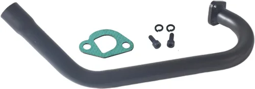Vista 6 de Escape Mejorado con Silenciador para Coleman Powersports CT200U BT200X CT200u-ex, 212cc 196cc/6.5HP Go Kart y Mini Bicicleta de Gas Negro