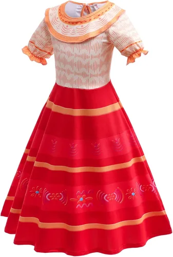 Vista 2 de Vestido de Encanto Isabella Mirabel para niñas disfraz de princesa Madrigal