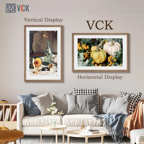 Vista 154 de VCK Marcos para póster de madera maciza de 22.375 x 34 pulgadas, marco de fotos A1 negro con montaje en pared, paquete de 3