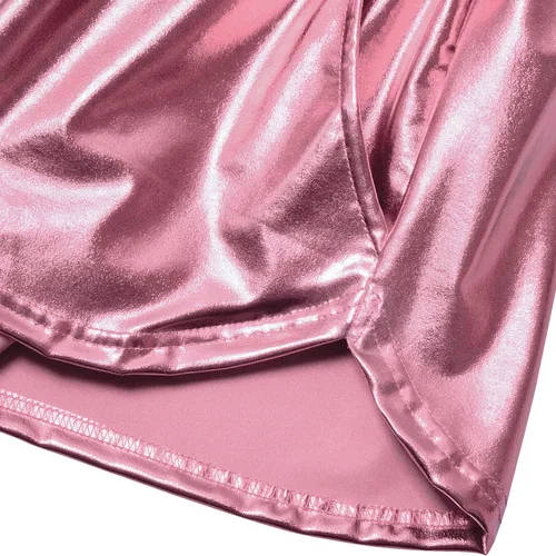 Vista 5 de Pantalón corto Perfashion metálico brillante para mujer