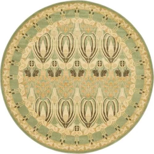 Vista 26 de Unique Loom Edinburgh Collection - Alfombra rectangular (2 pies x 3 pies 1 pulgada, rectangular, azul marino/bronceado)