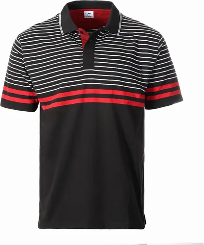 Vista 31 de Gioberti Polo de contraste de rayas dobles para hombre con bolsillo - tinte de hilo 9328b - Gris Con Logo Delfín