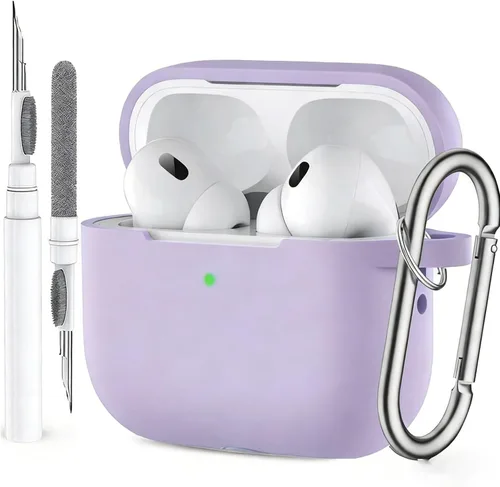 Vista 13 de Funda para Airpods Pro 2/1 Gen para hombres, mujeres y niñas, funda compatible con Airpods Pro de 2ª/1ª generación, funda protectora de silicona