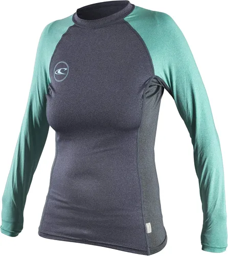 Vista 9 de O'Neill Sudadera de compresión con protección UV manga larga para mujer Rosado fox
