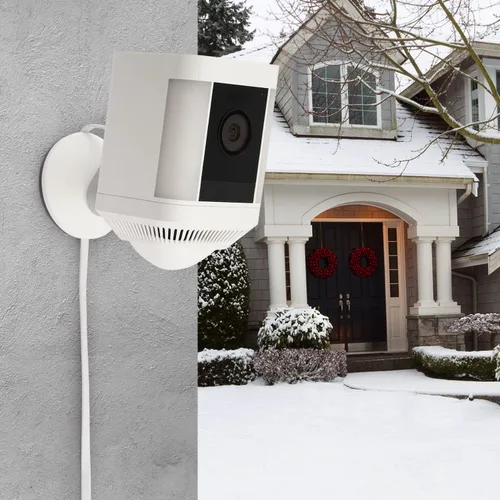 Vista 3 de ALERTCAM Adaptador de corriente para Spotlight Cam Plus/Pro (batería), con cable plano de 25 pies/24.6 ft para exteriores, resistente a
