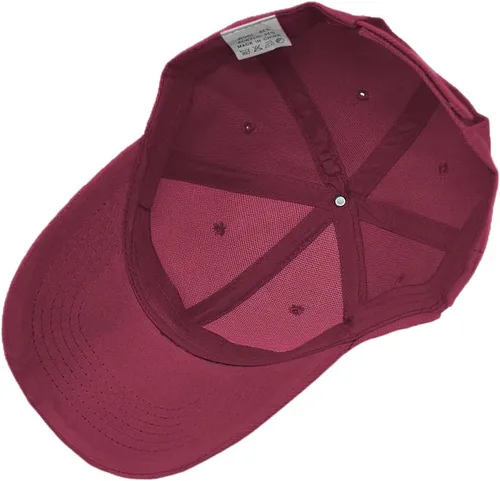Vista 4 de Glory Max Gorra de béisbol lisa con correa de gancho y bucle ajustable sólido en blanco curvado visera sombrero