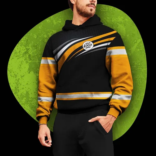 Vista 4 de Uniform Company - Polo reflectante de alta visibilidad para hombres y mujeres, polo de seguridad, ropa de trabajo para trabajadores