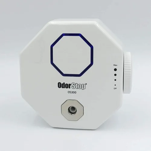 Vista 2 de OdorStop OS300-12 Mini generador de ozono purificador de aire ionizador para desodorizar y purificar áreas pequeñas, paquete de 12