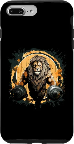 Vista 9 de Funda de motivación para iPhone 14 Lion Bodybuilding Beast Fitness Gym