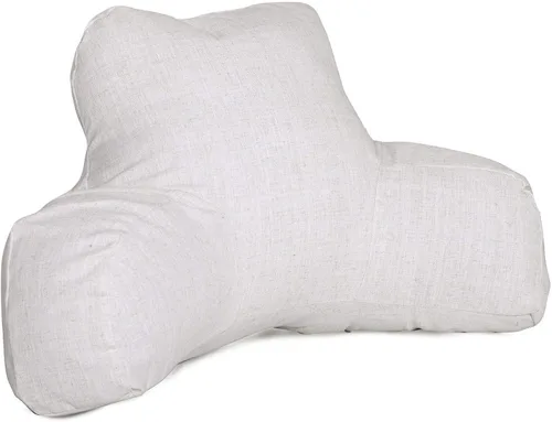 Vista 8 de Majestic Home Goods Wales - Almohada de lectura, color gris