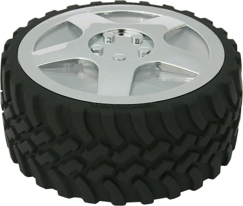 Vista 4 de Knobby Tread - Plato de goma para caramelos, palomitas de maíz y helado para entusiastas del motor, oficina, cueva de hombre, taller, uso doméstico