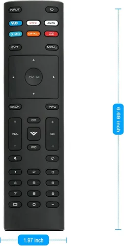 Vista 4 de XRT136 Reemplazo de control remoto aplicable para Vizio TV P55-F1 P65-F1 P75-F1 D24f-F1 D43f-F1 D50f-F1 E65-E1