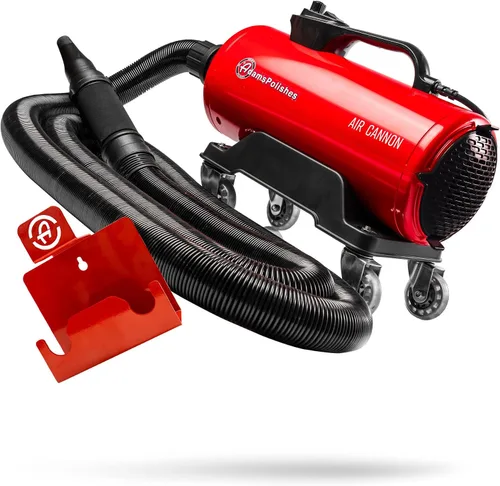 Vista 8 de Adam's Polishes Air Cannon Secador Soplador para Automóvil - Potente Detallado Secadores Filtrados, Sopladores y Cuchillas Más Seguros que Toalla
