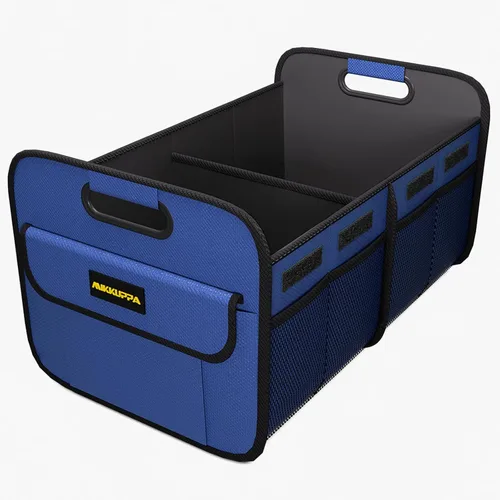 Vista 10 de MIKKUPPA Organizador de maletero de automóvil, organizador plegable de 70 litros para comestibles, organizadores de almacenamiento de automóvil